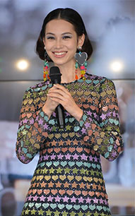 日本女明星水原希子出席上海商演